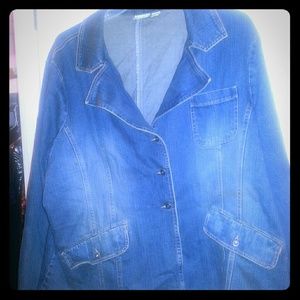 Plus Size Denim Jacket